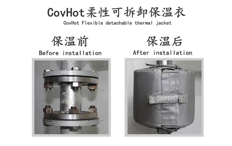 COVHOT?柔性可拆卸式<a href=http://www.jiangyihua.com.cn/e/tags/?tagname=%E4%BF%9D%E6%B8%A9%E8%A1%A3 target=_blank class=infotextkey>保溫衣</a>,蒸汽系統節能,節能保溫
